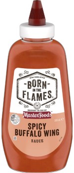 MasterFoods-Born-in-the-Flames-Sauce-500mL-Selected-Varieties on sale