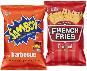 French+Fries+or+Samboy+Potato+Chips+175g+Selected+Varieties