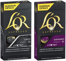 L%26rsquo%3BOR+Espresso+Coffee+Capsules+10+Pack+Selected+Varieties