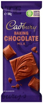 Cadbury+Baking+Chocolate+Block+180g%2C+Chips+200g+or+Melts+225g+Selected+Varieties