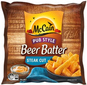 McCain+Beer+Batter+Chips+or+Wedges+750g+Selected+Varieties
