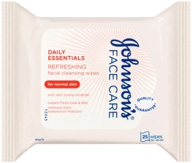 Johnson%26rsquo%3Bs+Facial+Cleansing+Wipes+25+Pack+Selected+Varieties