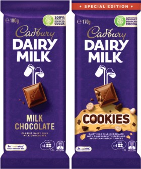 Cadbury-Dairy-Milk-Block-Chocolate-150g-190g on sale