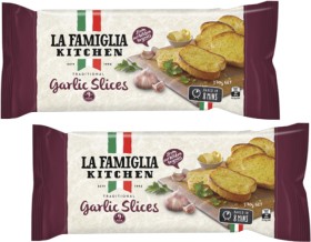 La-Famiglia-Garlic-Bread-Slices-270g on sale
