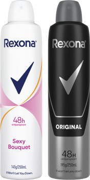 Rexona-Antiperspirant-Aerosol-Deodorant-250mL on sale
