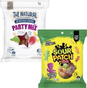 The-Natural-Confectionery-Co-130g-230g-or-Sour-Patch-190g on sale