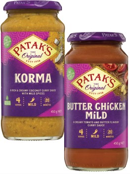 Pataks-Simmer-Sauce-450g on sale