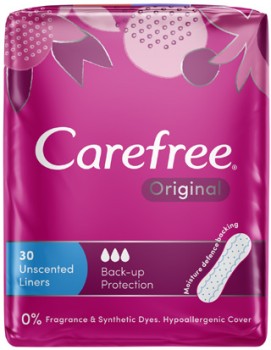 Carefree-Original-Unscented-Liners-30-Pack on sale