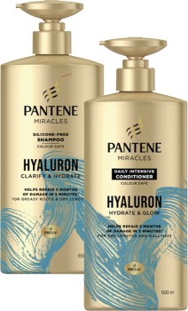 Pantene-Miracles-Hyaluron-Shampoo-650mL-or-Conditioner-600mL on sale