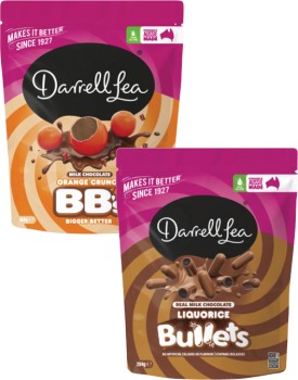 Darrell-Lea-Bullets-or-BBs-168g-204g on sale