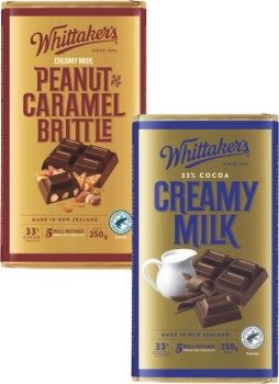 Whittakers-Block-Chocolate-200g-250g on sale