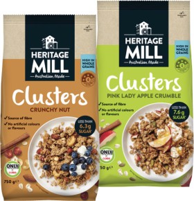 Heritage-Mill-Clusters-750g on sale