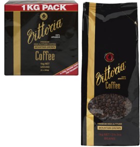 Vittoria-Mountain-Grown-Coffee-Beans-or-Ground-1kg on sale