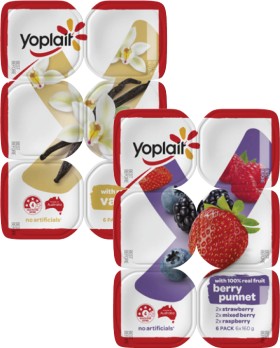 Yoplait-Yoghurt-6x160g on sale