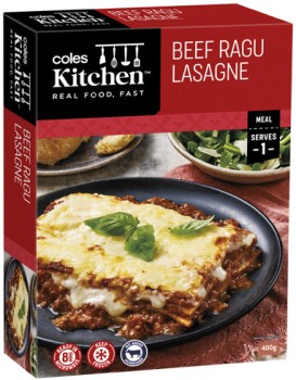 NEW+Coles+Kitchen+Beef+Ragu+Lasagne+400g