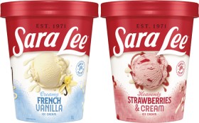 Sara-Lee-Ice-Cream-Tub-1-Litre on sale