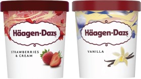 Hagen-Dazs-Ice-Cream-Tub-457mL on sale