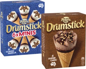 Peters-Drumstick-Cones-4-Pack-6-Pack-475mL-490mL on sale