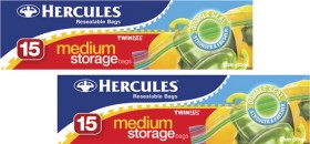 Hercules-TwinZip-Resealable-Medium-Storage-Bags-15-Pack on sale