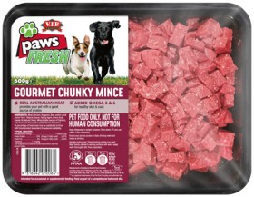 Paws-Fresh-Dog-Food-600g-Selected-Varieties-from-the-Meat-Dept on sale
