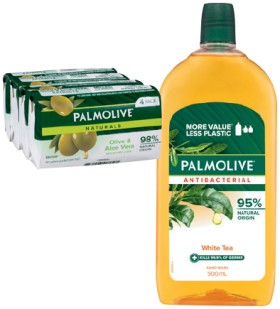 Palmolive-Liquid-Hand-Wash-Refill-500mL-or-Soap-4x90g-Selected-Varieties on sale