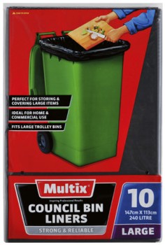 Multix+240+Litre+Council+Bin+Liners+10+Pack