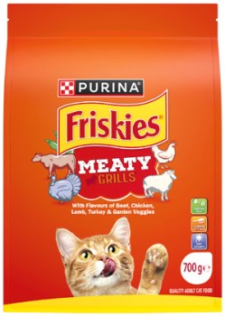 Purina-Friskies-Dry-Cat-Food-700g-Selected-Varieties on sale