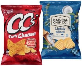 The-Natural-Chip-Co-Chips-or-CCs-Corn-Chips-175g-Selected-Varieties on sale