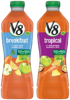 V8-Fruit-Vegetable-Juice-125-Litre-Selected-Varieties on sale