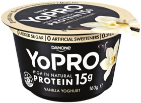Danone-YoPRO-Protein-Yoghurt-Tub-160g-or-Pouch-150g-Selected-Varieties on sale
