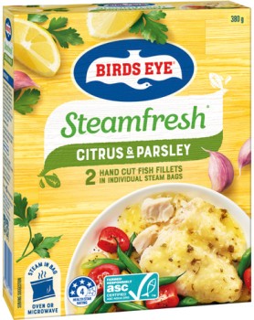 Birds+Eye+SteamFresh+Fish+Fillets+380g+Selected+Varieties