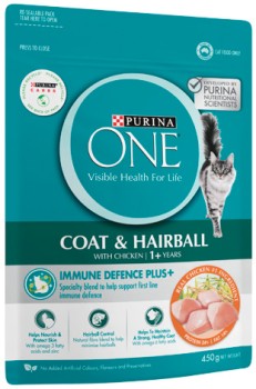 Purina-One-Dry-Cat-Food-450g-Selected-Varieties on sale