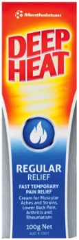 Mentholatum-Deep-Heat-Regular-Relief-Cream-100g on sale
