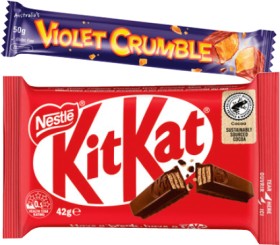 Nestl%26eacute%3B+Medium+Bars+35%E2%80%9150g+or+Violet+Crumble+50g+Selected+Varieties