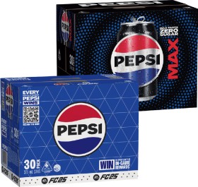 Pepsi-Cola-Max-Or-Mountain-Dew-30x375mL-Selected-Varieties on sale