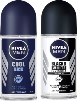 Nivea-Anti-perspirant-Roll-On-50mL-Selected-Varieties on sale