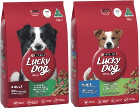 Purina-Lucky-Dog-Dry-Dog-Food-3kg-Selected-Varieties on sale