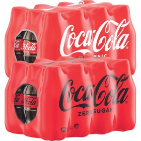 Coca-Cola-Classic-or-Zero-Sugar-Soft-Drink-Varieties-12-x-300ml on sale