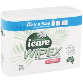 icare+Wipex+Pick+A+Size+Paper+Towel+Pk+3