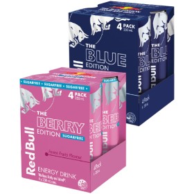 NEW+Red+Bull+The+Berry+or+Blue+Edition+4+x+250ml