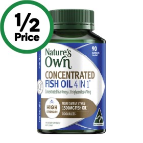 Nature%26%23039%3Bs+Own+Concentrated+Fish+Oil+4+In+1+Capsules+Pk+90%7E