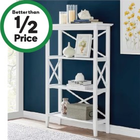 DukeLiving-Hamptons-Coastal-3-Tier-Bookcase on sale