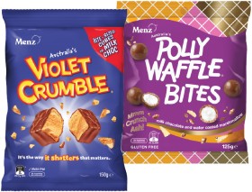 Violet-Crumble-120-150g-or-Polly-Waffle-Bites-125g-Share-Pack-Selected-Varieties on sale