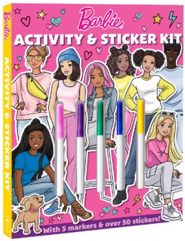 Barbie%3A+Activity+%26amp%3B+Sticker+Kit+-+Book