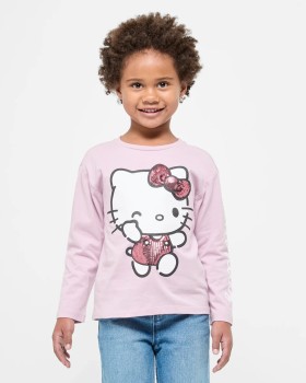 Hello-Kitty-Sequin-Tee-Pink on sale