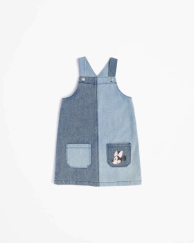 Minnie-Denim-Contrast-Pinafore on sale