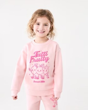 Print-Crew-Neck-Sweatshirt on sale