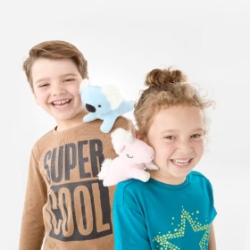 Magnetic+Shoulder+Pals+Plush+Toy+-+Assorted