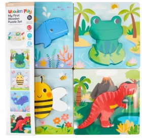 Wooden+Play+My+First+Puzzle+Set
