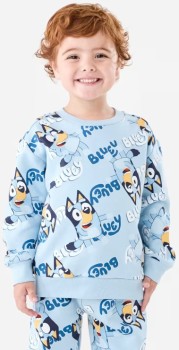 Bluey+License+Print+Crew+Neck+Sweatshirt